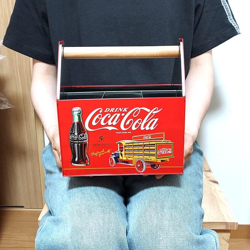 C003 コカコーラ Coca-Cola シルバーラック キャスター付き 希少 C003