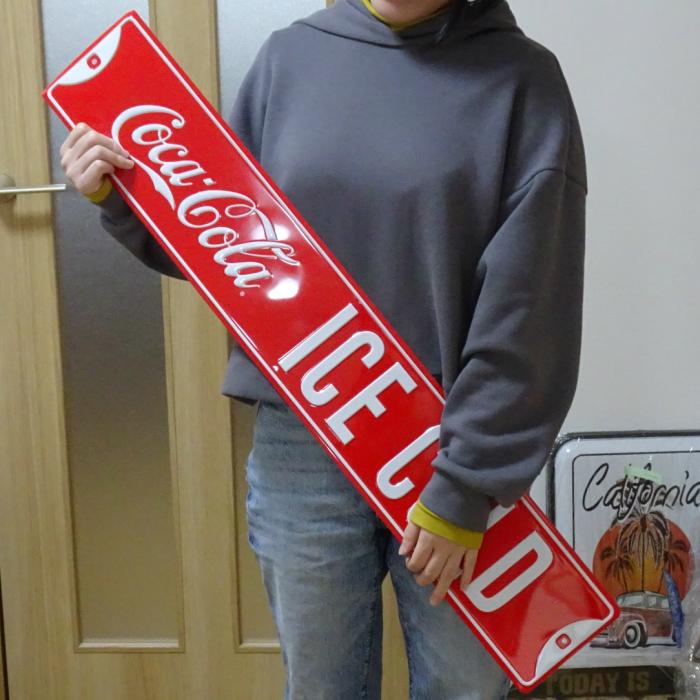 Coca Cola（コカコーラ） ブリキ看板 アンティーク ガレージ