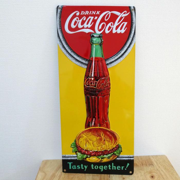 Coca Cola ブリキ看板 コカコーラ アンティーク ガレージ