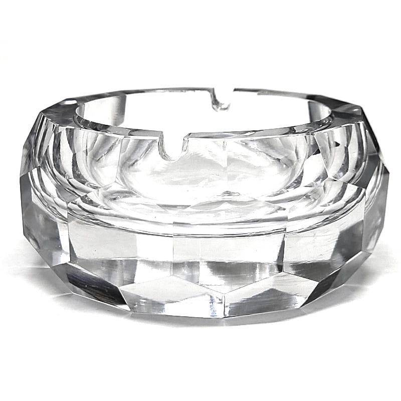 特価品】クリスタル 灰皿 卓上 ガラス製 おしゃれ 喫煙具 たばこ