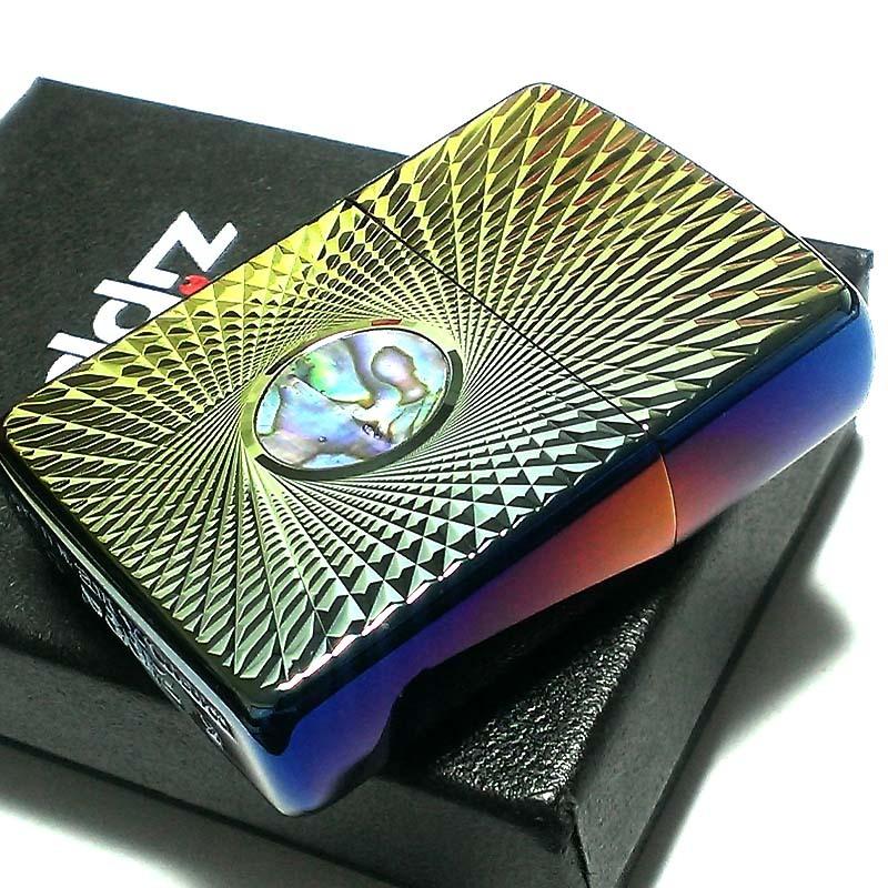 ZIPPO ライター アーマー レインボーチタン ダイヤモンドカット