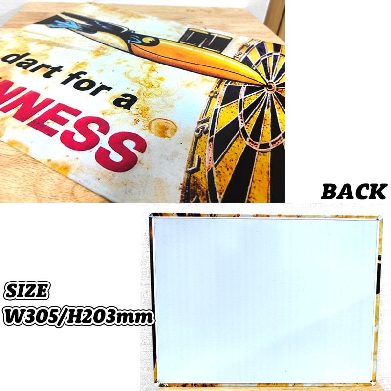 Aim for a GUINNESS ブリキ看板　5枚セット 楽天市場】メタルサイン 