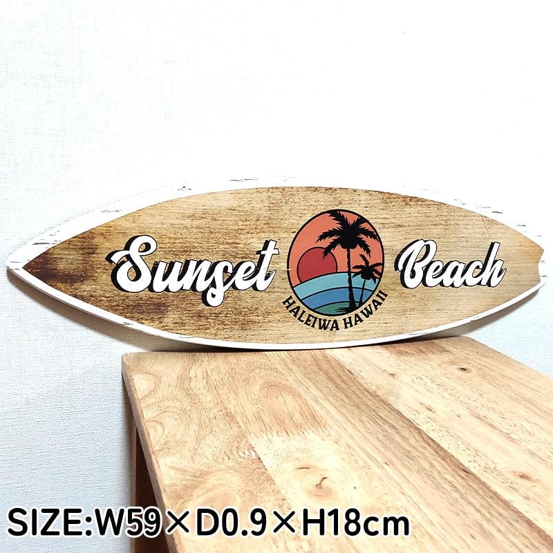 アメリカン レトロ 木製看板 Welcome サーフボード おしゃれ