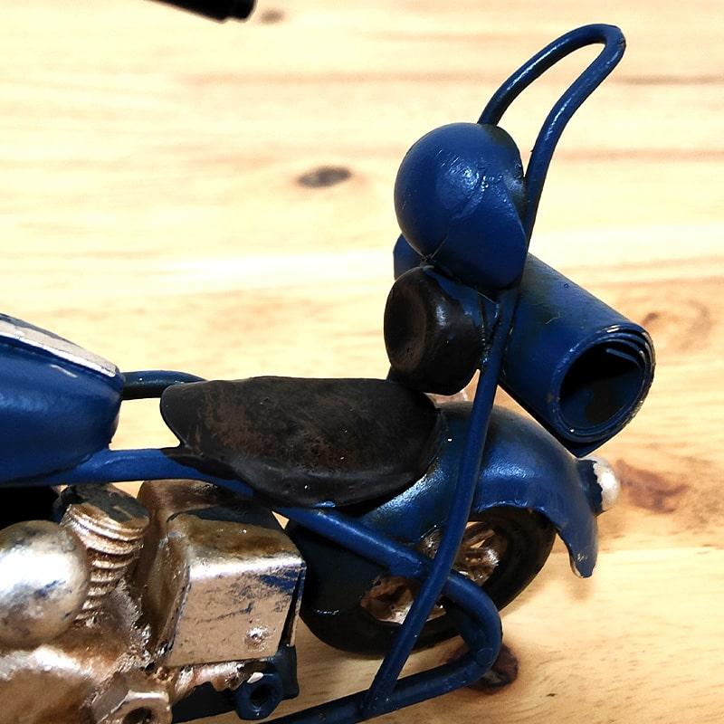 アメリカン レトロ ヴィンテージ バイク チョッパー レトロ ネイビー