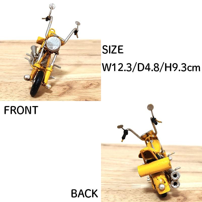 アメリカン レトロ ビンテージ バイク チョッパー ブリキ製 オブジェ