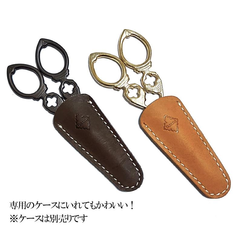 アンティークはさみ 金属製 クラシックデザイン　博多鋏 はさみ アンティークシザー デザインシザー ハサミ クロスデザイン