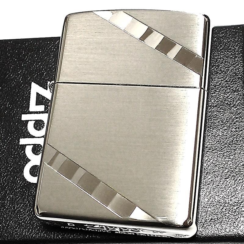 特価品】ZIPPO アーマー ダイアゴナルライン サテン ジッポ ライター