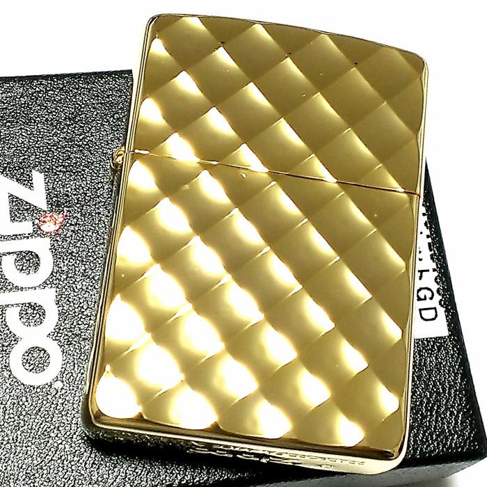 ZIPPO（ジッポー） ライター 限定 アーマー ディンプルカット ゴールド