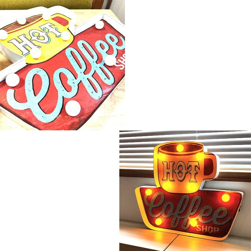 電飾看板 おしゃれ サインライト コーヒー 照明 ダイナー バー カフェ