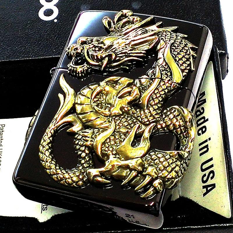 ZIPPO（ジッポー） ライター レアナンバー No.7 一点物 和柄 ジッポ 龍