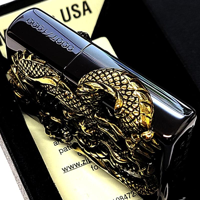 ZIPPO（ジッポー） ライター レアナンバー No.7 一点物 和柄 ジッポ 龍