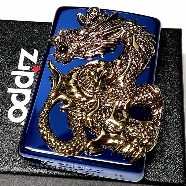 ZIPPO（ジッポー） 限定 ジッポ 和柄 ライター 龍 ドラゴンメタル