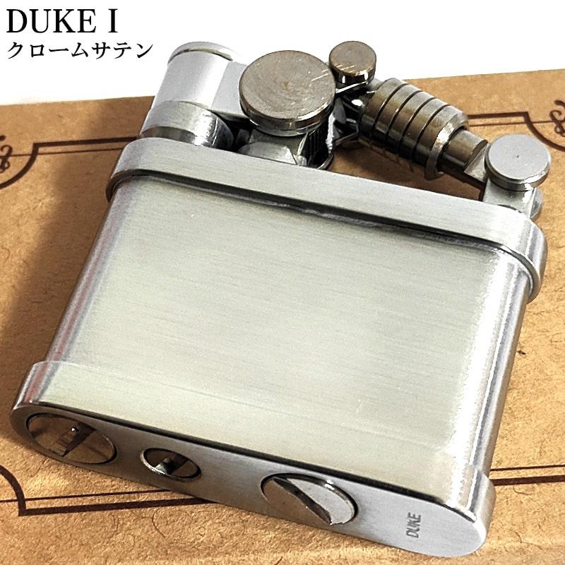 オイルライター デューク おしゃれ DUKE1 クロームサテン レトロ