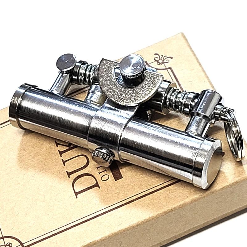 【レトロ】タイヤ型オイルライター アンティーク オイルライター デューク IV ワイルドブラス アンティーク DUKE4