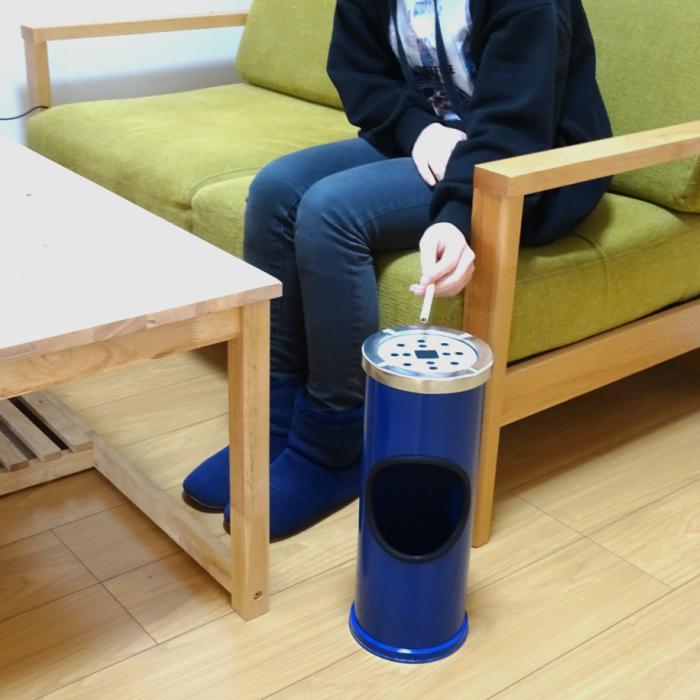 インテリア灰皿 屋外 可愛い レッド スタンド灰皿 小 おしゃれ