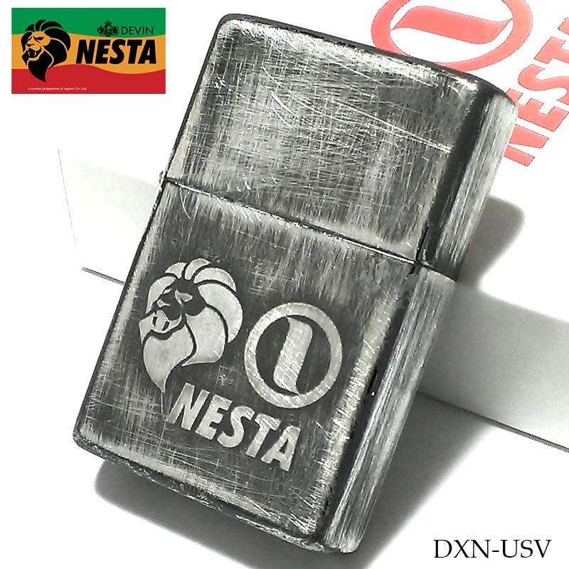 NESTA オイルライター ユーズド アンティークシルバー DEVIN 日本製 銀 