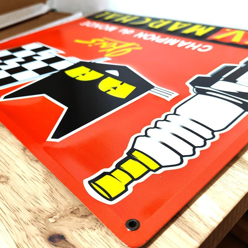 アメリカン レトロ ブリキ看板 セブ マーシャル エンボスサイン