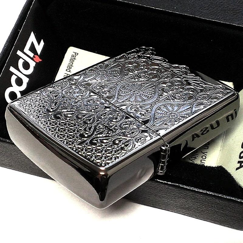 ZIPPO ライター 中世模様 ヨーロピアン レース チタン加工 ZIPPO ライター 中世模様 ヨーロピアン レース チタン加工