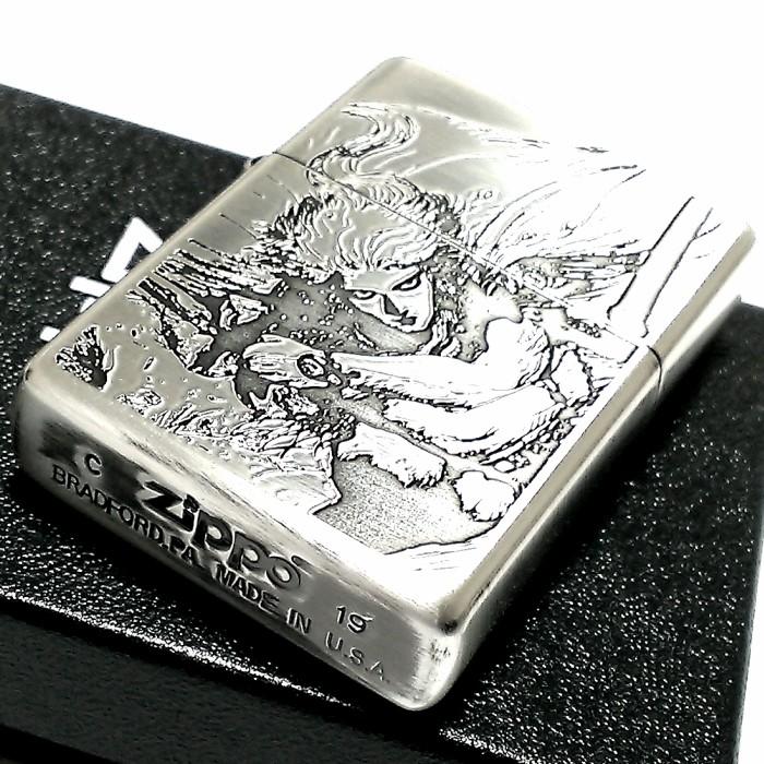 ZIPPO（ジッポー） ライター 天野喜孝 ジッポ アンティークシルバー 銀