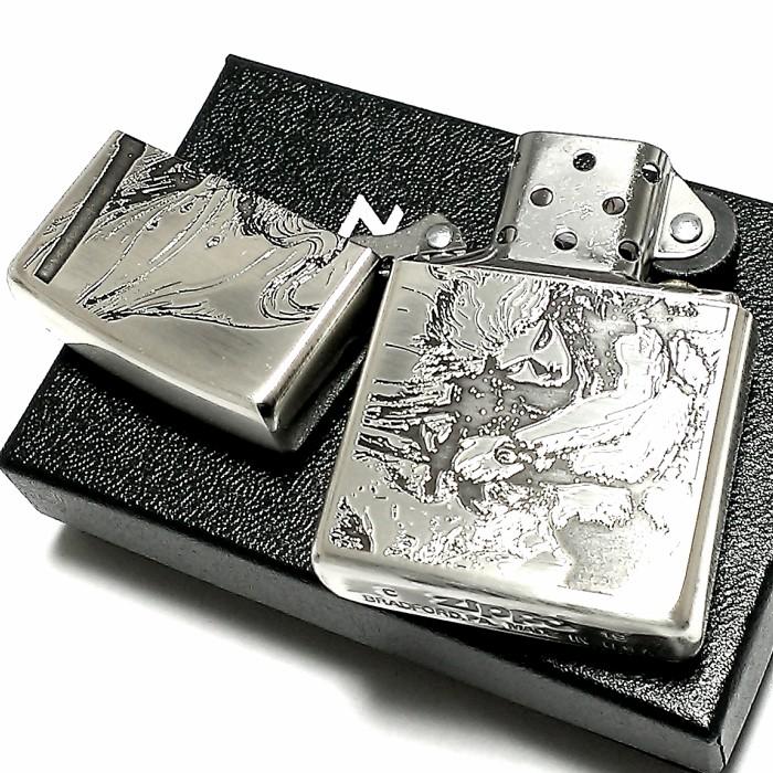 ZIPPO（ジッポー） ライター 天野喜孝 ジッポ アンティークシルバー 銀
