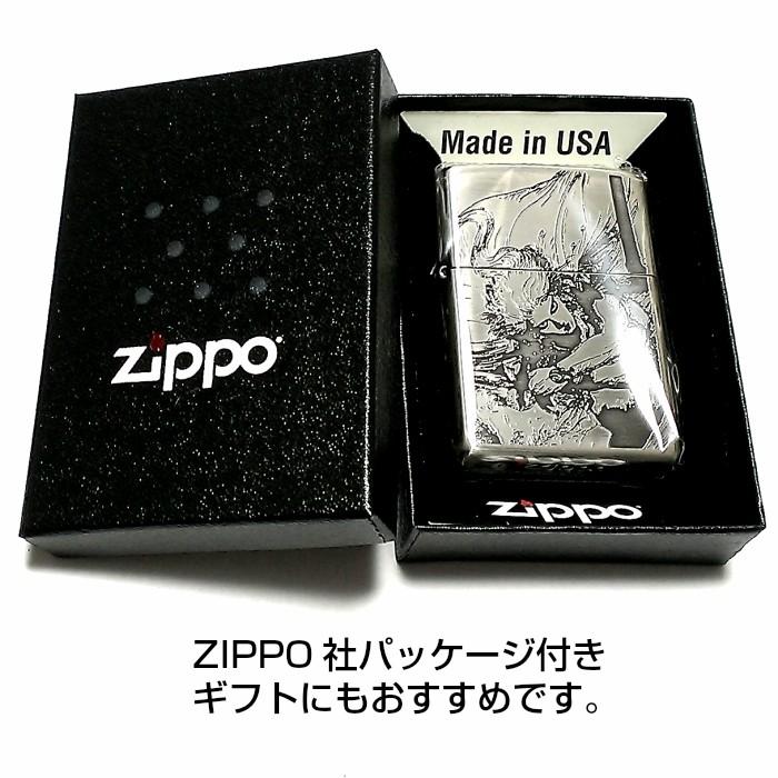 ZIPPO（ジッポー） ライター 天野喜孝 ジッポ アンティークシルバー 銀