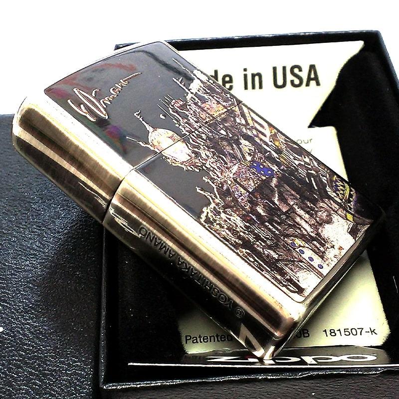 ZIPPO（ジッポー） ライター 天野喜孝 街 ジッポ 銀いぶし