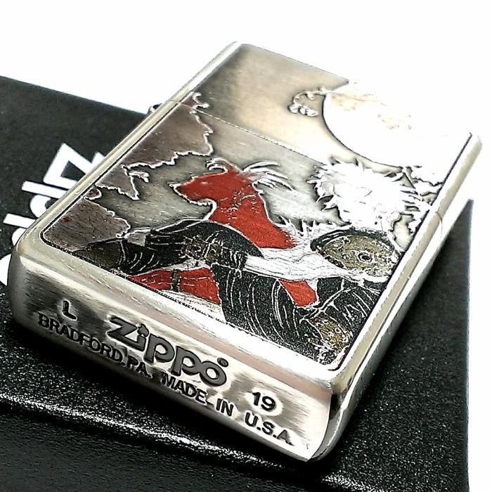 ZIPPO（ジッポー） ライター 天野喜孝 ジッポ アンティークシルバー 銀