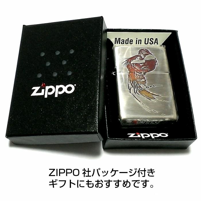ZIPPO ライター 天野喜孝 ジッポ ゲーム 銀イブシ エッチング彫刻 