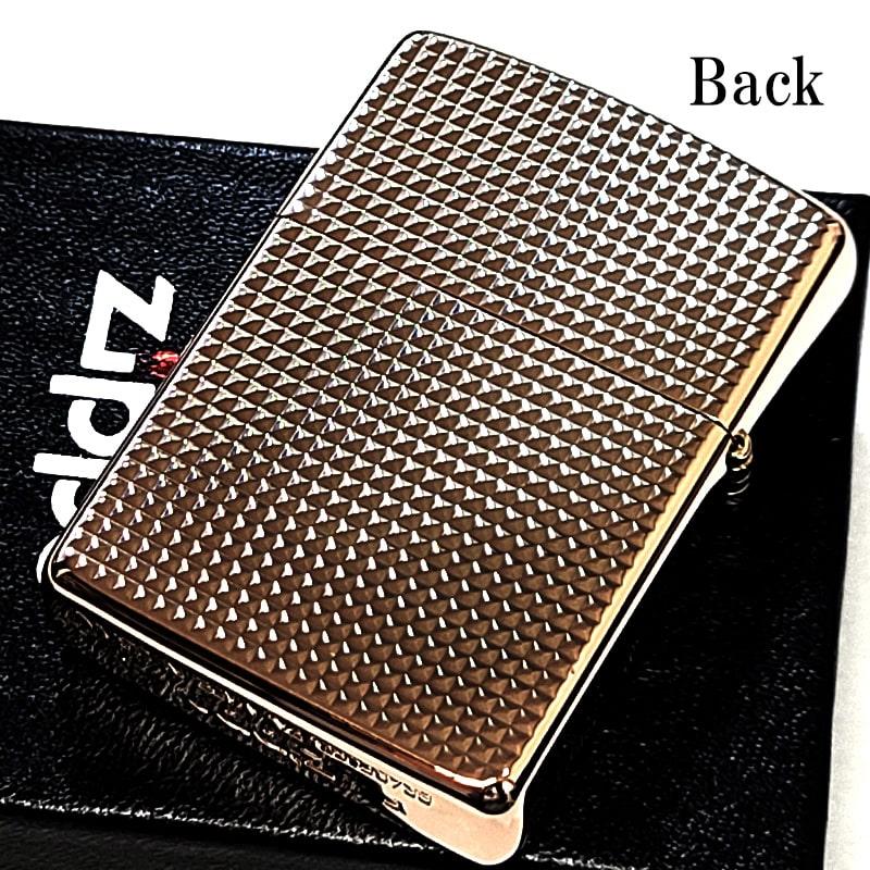ZIPPO ライター アーマー おしゃれ ピンクゴールド ファイン