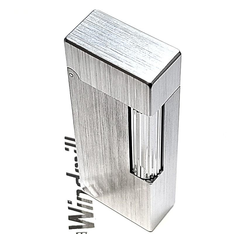 オイルライター FOX クロームサテン 重厚 かっこいい 真鍮 フリント