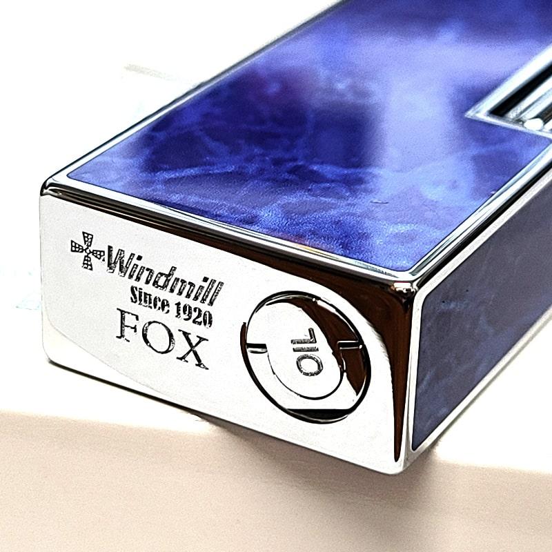 Windmill オイルライター おしゃれ FOX ブルーマーブル シルバー 