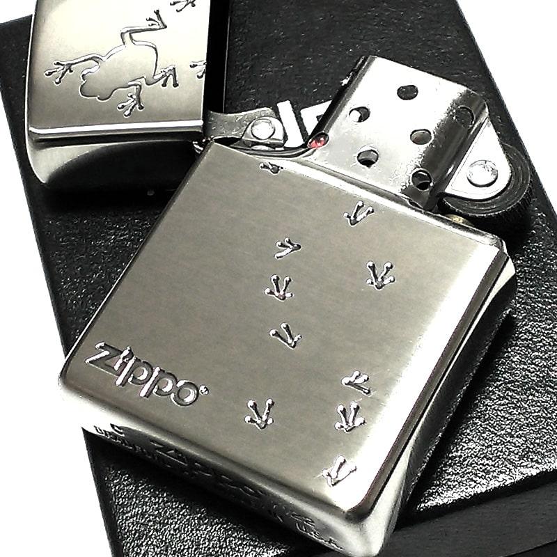 ZIPPO（ジッポー） 蛙 アンティークシルバー ジッポ ライター お守り