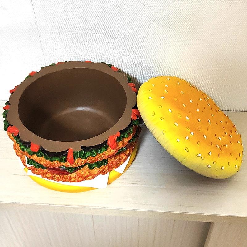 小物入れ ハンバーガー アメリカン 置物 ヴィンテージ オールディーズ