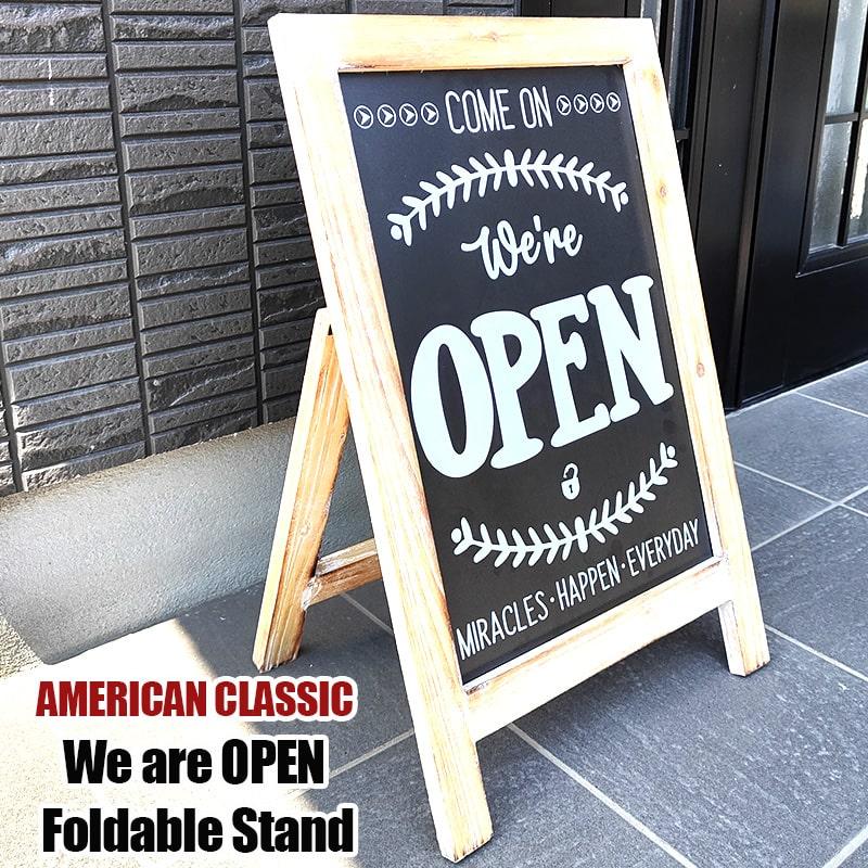 アメリカン レトロ 看板 オープンスタンド かわいい インテリア