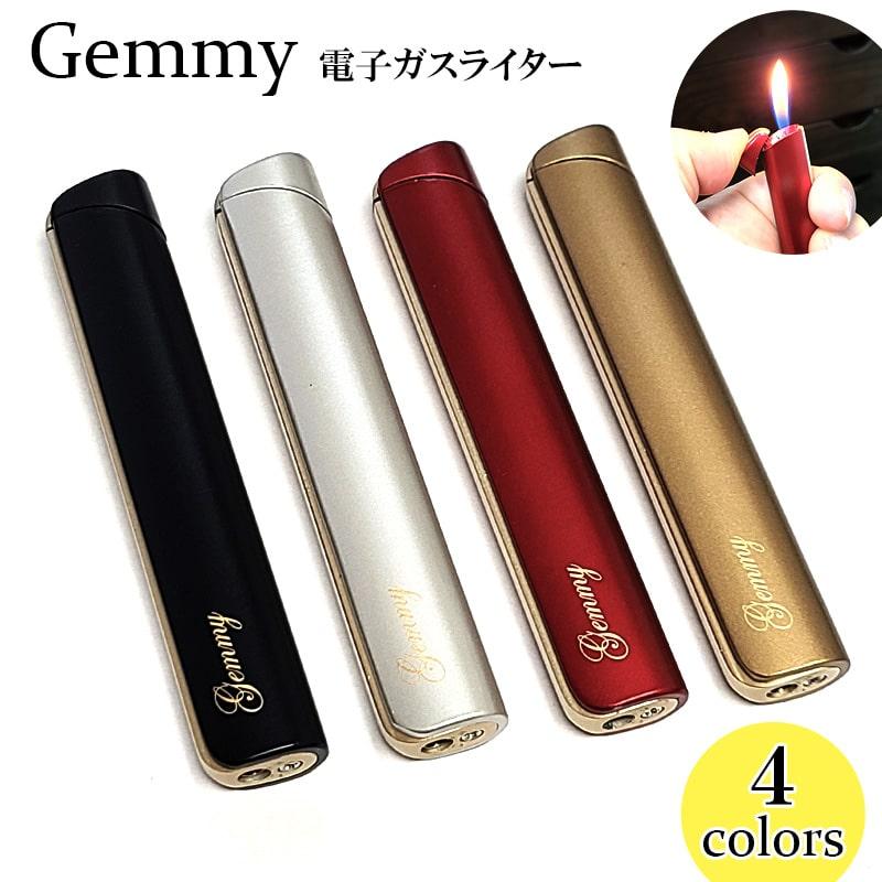 ガスライター ジェミー 可愛い スリム ガス注入式 ピンクゴールド