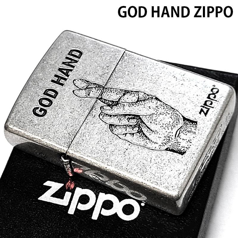 ZIPPO（ジッポー） ライター ゴッドハンド アンティークシルバー 