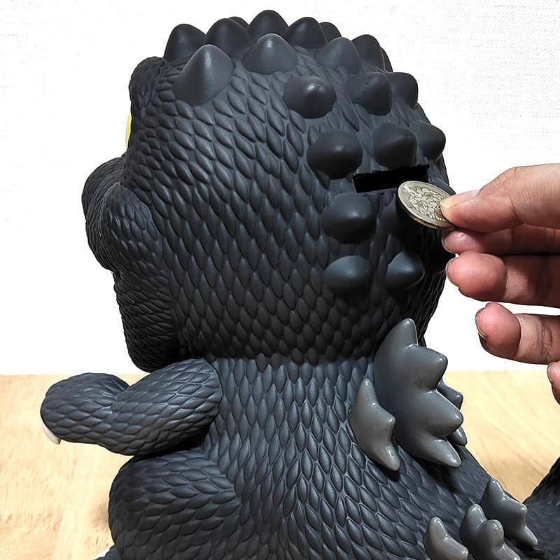 稀少品　ゴジラ&ミニラ　貯金箱　フィギュア　セット アメリカン レトロ 貯金箱 ゴジラ フィギュア バンク 映画 かっこいい