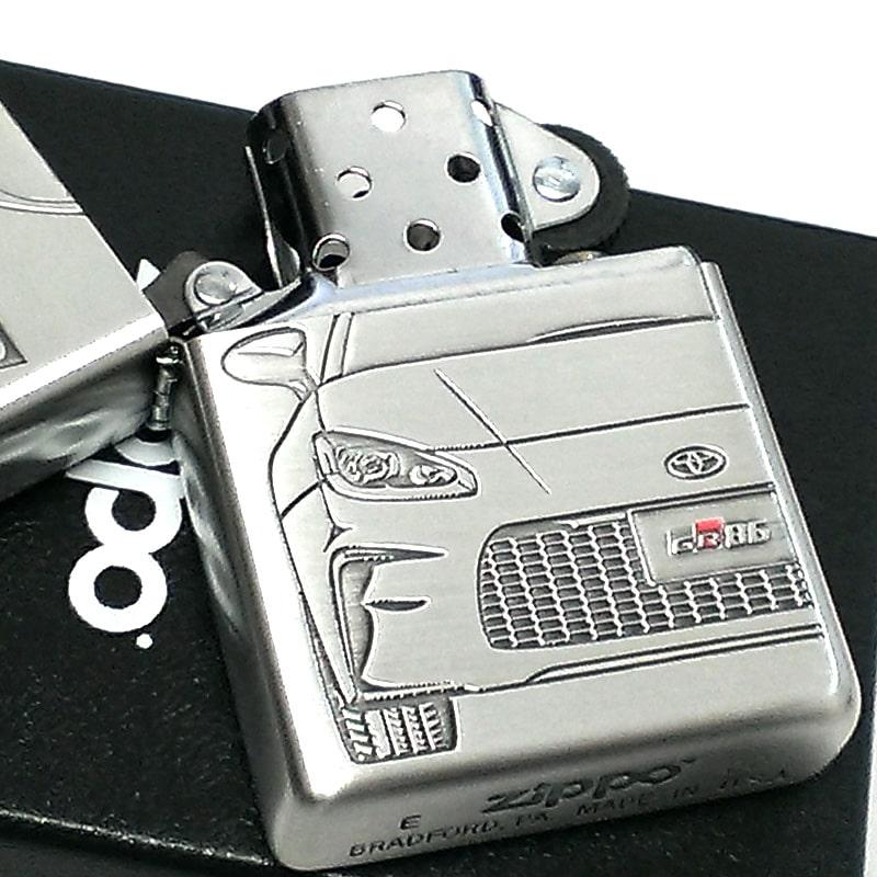 ZIPPO TOYOTA GR86 ジッポ ライター トヨタ全面監修 車 シルバー 両面