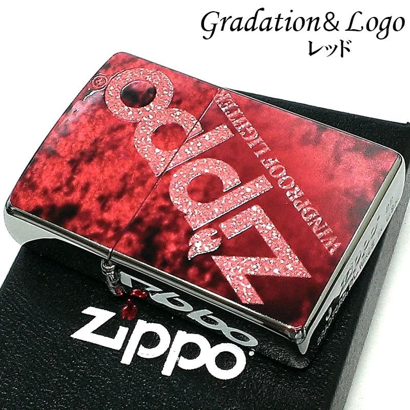 ZIPPO（ジッポー） ライター ジッポ ロゴ グラデーション レッド 