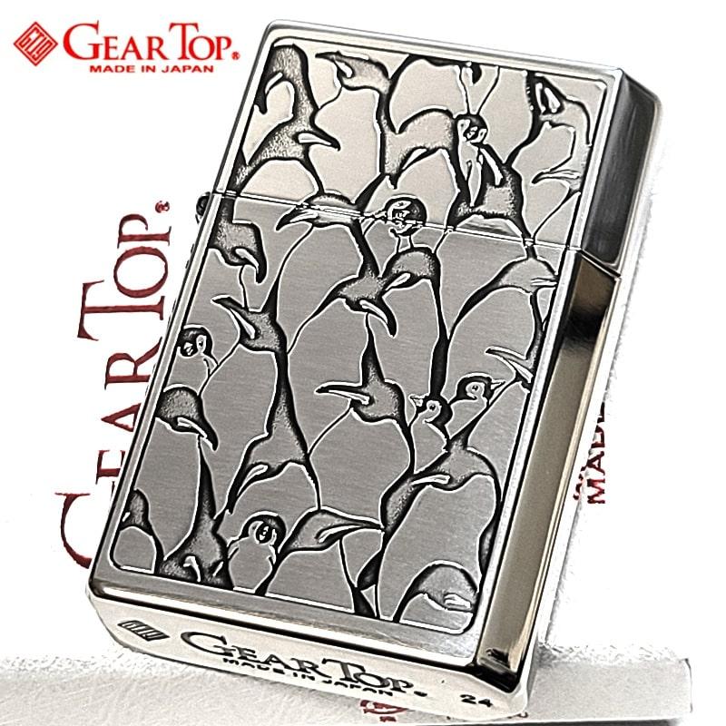 オイルライター GEAR TOP ペンギンだらけ 可愛い ギアトップ アニマル