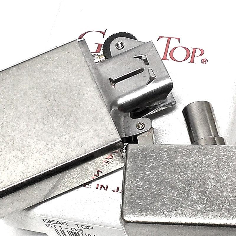 ギアトップ オイルライター ニッケルバレル ユーズド仕上げ GEAR TOP