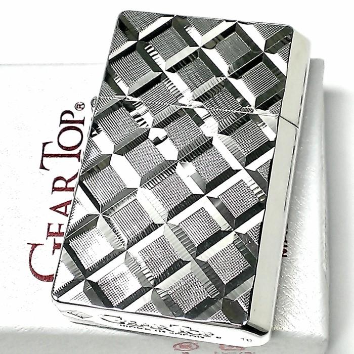 オイルライター ギアトップ 日本製 ライター ダイヤカット彫刻 シルバー 両面加工 GEAR TOP シンプル 重厚 かっこいい おしゃれ 国産品  メンズ ギフト :GT3-001:Zippoタバコケース喫煙具のハヤミ - 通販 - Yahoo!ショッピング