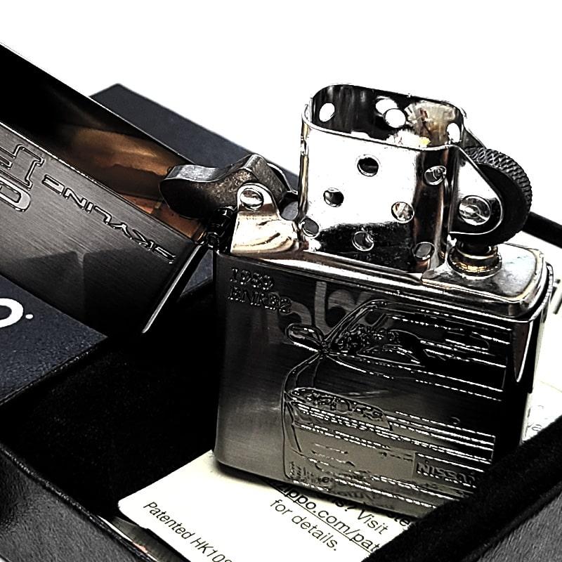 ZIPPO（ジッポー） ライター 限定 日産公認モデル 両面加工 ブラック