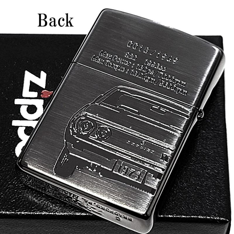 ZIPPO（ジッポー） 限定 スカイラインGT-R ブラックサテン&ミラー 両面