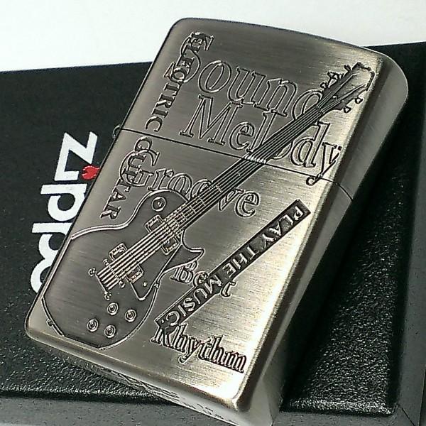 ZIPPO（ジッポー） ライター ギター ジッポ PLAY THE MUSIC ニッケル古