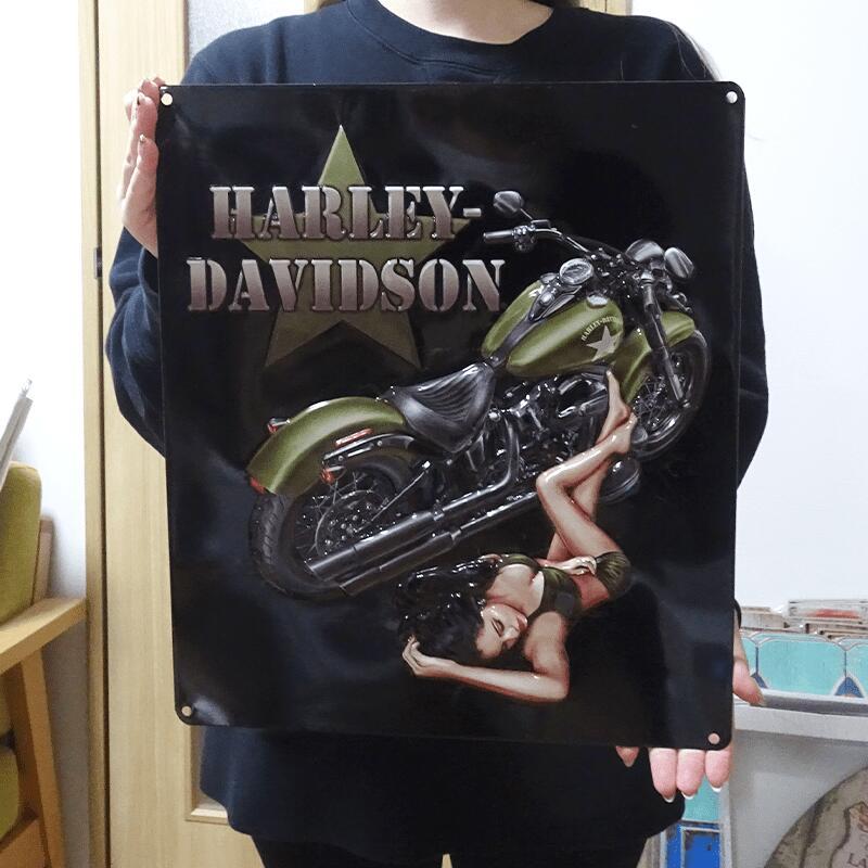 Harley Davidson ブリキ看板 ハーレーダビッドソン DUTY CALLS Harley Davidson ブリキ看板 ハーレーダビッドソン DUTY CALLS