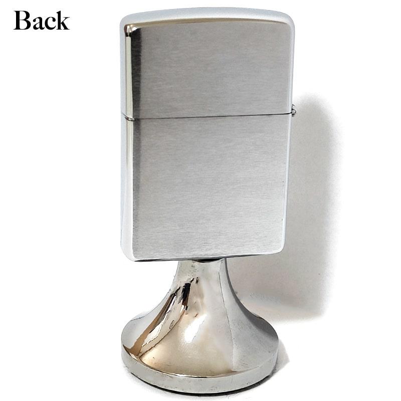 ZIPPOライター レア ハンディライト 一点物 1993年製 ジッポ シルバーサテン Handy Lite テーブルライター 台座付き 絶版