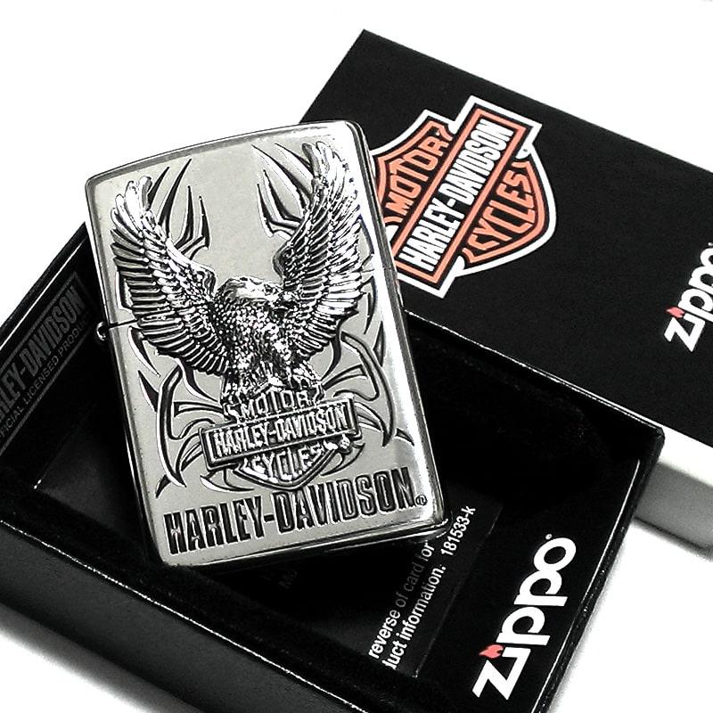 ZIPPO ライター ハーレーダビッドソン ジッポ シルバー ビッグメタル