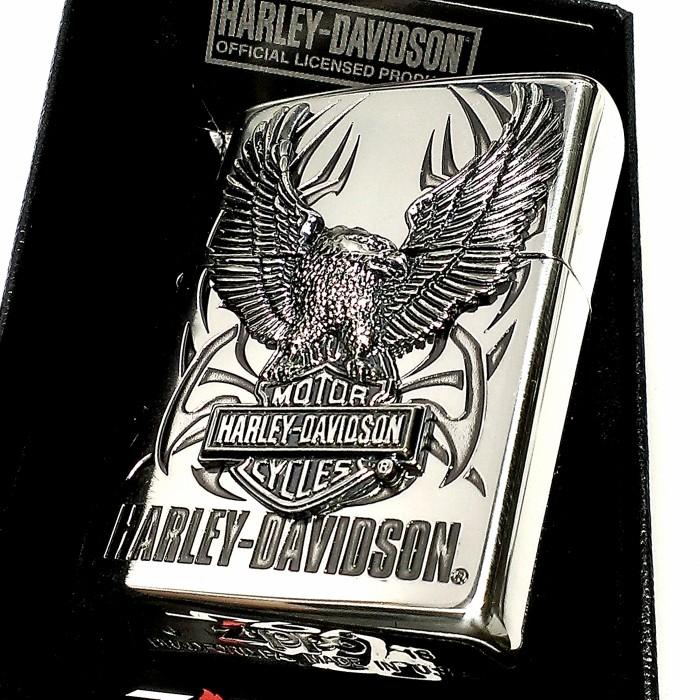 zippo ハーレーダビットソン イーグルメタル 1994年製 Harley-Davidson MOTOR CYCLES - icaten