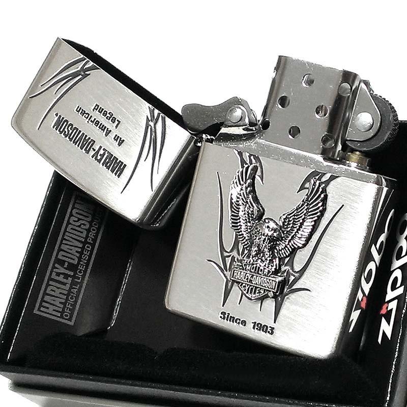ZIPPO ライター ハーレーダビッドソン ジッポ イーグルメタル シルバー 